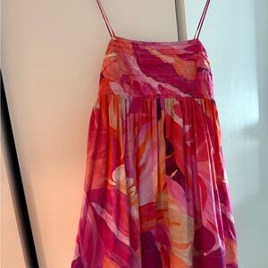 H&M Light Pink and Orange dress